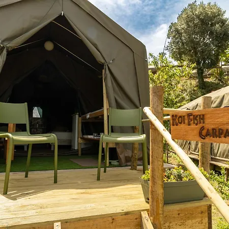 Safari Glamping Portugal Tiger Luxussátor Ventosa