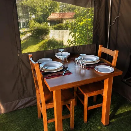 Safari Glamping Portugal Tiger Luxussátor Ventosa