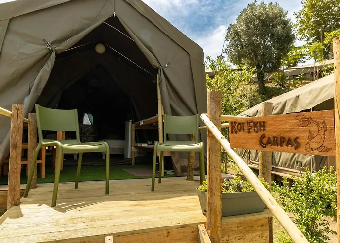 Safari Glamping Portugal Tiger 럭셔리텐트 Ventosa (Braga)